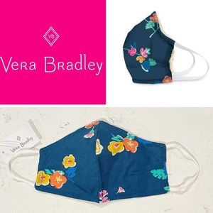 🔴 3 for $15 Vera Bradley Santiago Floral Face Mask NWT